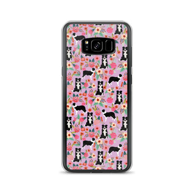 Dogs On Floral Samsung Case